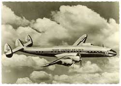 Aéronautique, Vente n°2964, Lot n°115 LOCKHEED CONSTELLATION-AIR  FRANCEMaquette d'agence, circa 1958