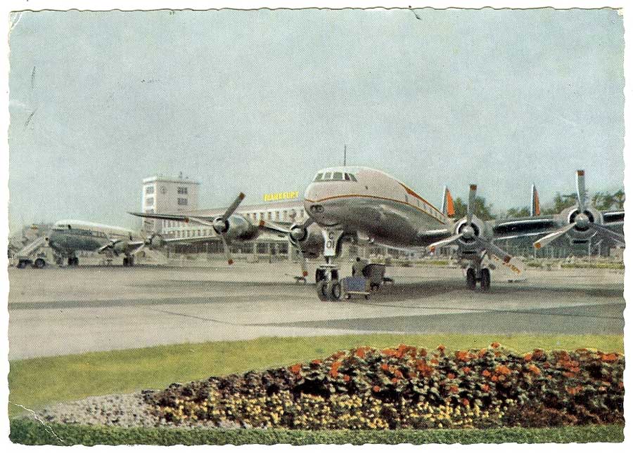 Aéronautique, Vente n°2964, Lot n°115 LOCKHEED CONSTELLATION-AIR  FRANCEMaquette d'agence, circa 1958