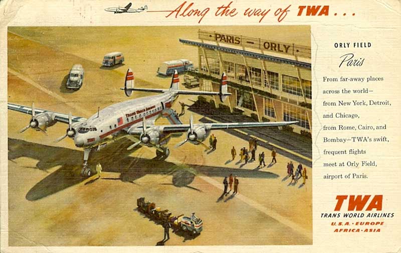 Famgus AviationPostcards: Trans World Airlines