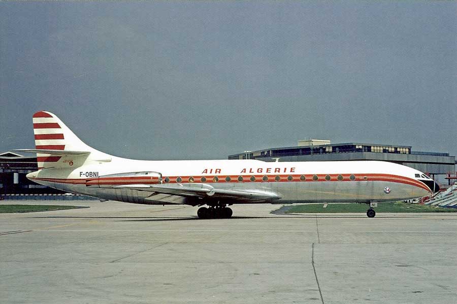 Famgus Aviation Postcards: SUD Aviation Caravelle